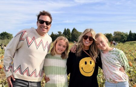 Jimmy Fallon and family