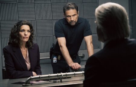 Alana De La Garza as Special Agent in Charge Isobel Castille and Jeremy Sisto as Assistant Special Agent in Charge Jubal Valentine — 'FBI' Season 9 Episode 3 "White Rock"