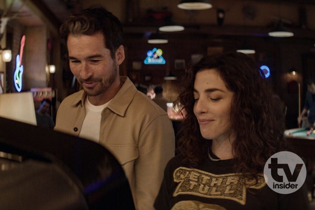 Jay Hayden as Mason and Olivia Thirlby as CJ — 'Fire Country' Season 5 Episode 6