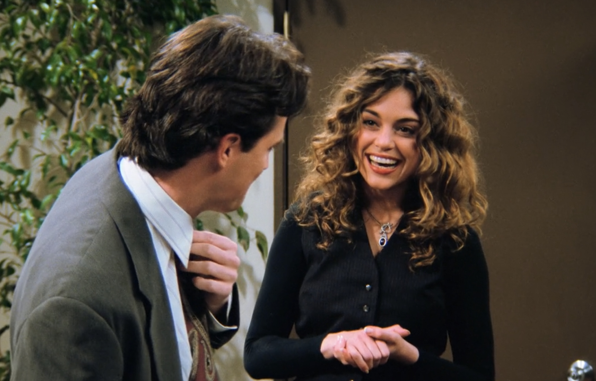 Jennifer Grant and Matthew Perry on 'Friends'
