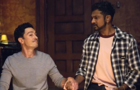 Ben Feldman and Utkarsh Ambudkar in 'Ghosts' Halloween special