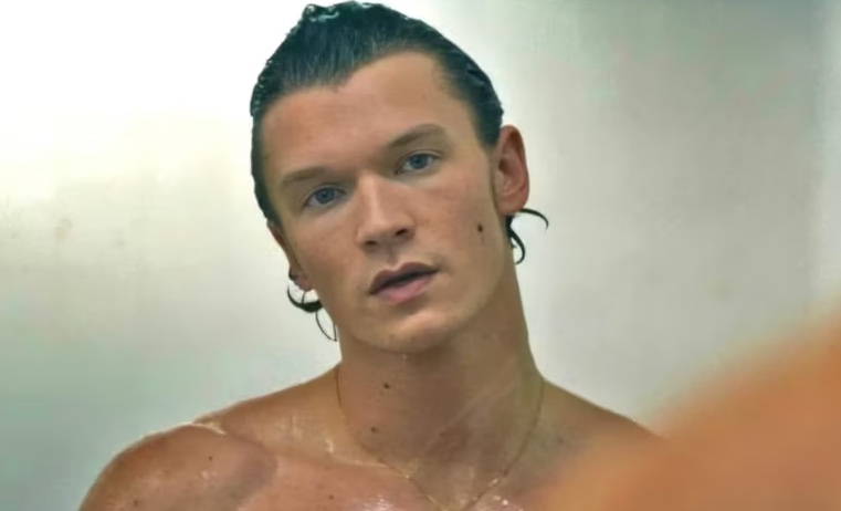 Ilya during 'Heated Rivalry' Season 1 episode 1's shower scene