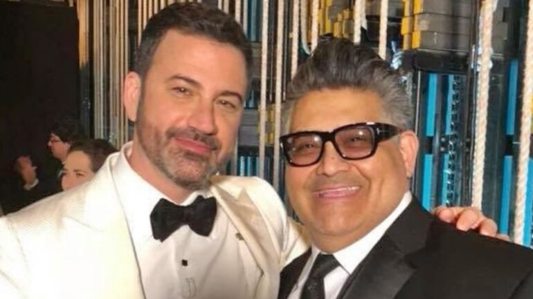 JImmy Kimmel and Rodney Muñoz