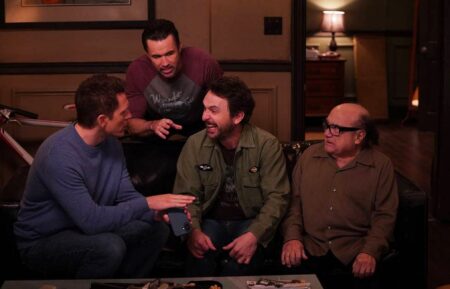 Glenn Howerton, Rob Mac, Charlie Day, and Danny DeVito in 'It's Always Sunny in Philadelphia' Season 18