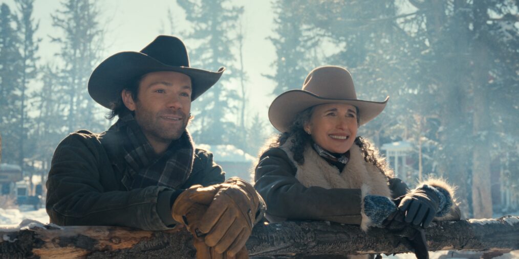 Jared Padalecki as Jack and Andie MacDowell as Connie in Guarding Stars