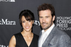 Jennifer Beals and Ken Dixon arrive at the 2016 Toronto International Film Festival - TIFF/InStyle/HFPA Party held at Windsor Arms Hotel on September 10, 2016 in Toronto, Canada.