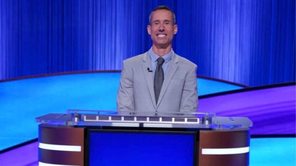 "Jeopardy!" contestant Rian Robertson on the game show in October, 2026