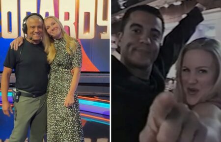 "Jeopardy!'s Sarah Whitcomb Foss and Jimmy McGuire reminscing on Clue Crew's 25th anniversary