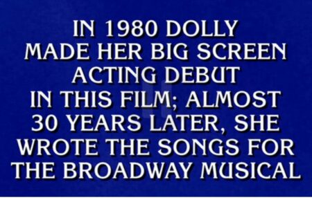 "Jeopardy!" question about Dolly Parton on September 30, 2026