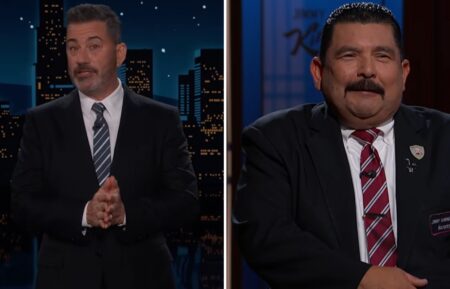 Jimmy Kimmel and Guillermo rodriguez