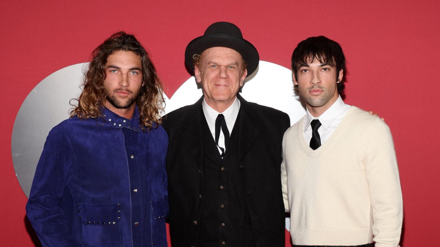 Arlo Reilly, John C Reilly, and Leo Reilly attend 2025 GQ Men of the Year on November 13, 2025 in Los Angeles, California.