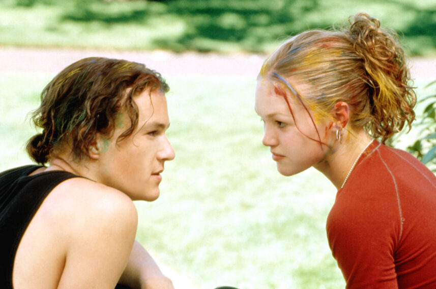 Heath Ledger and Julia Stiles