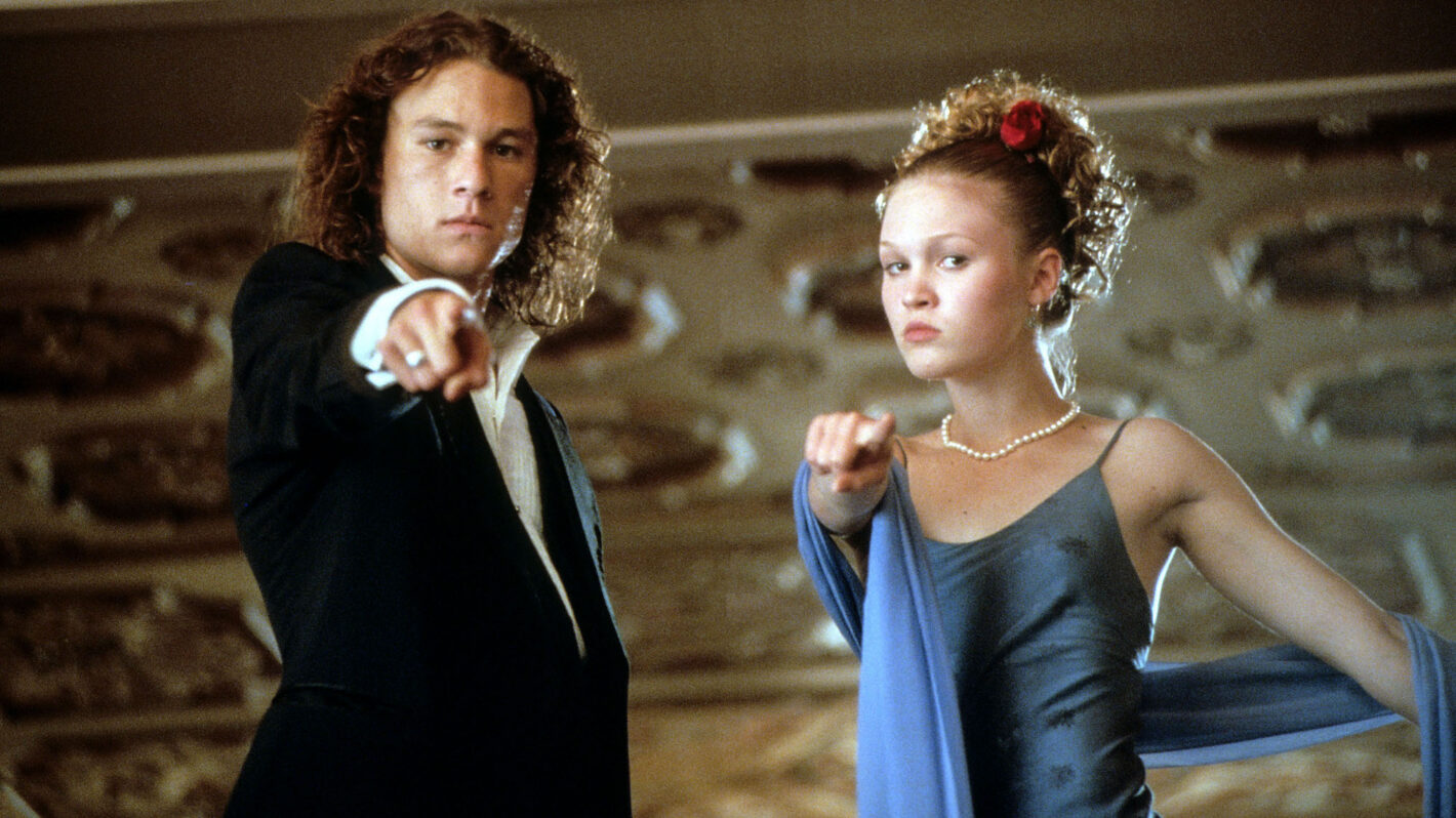 Heath Ledger and Julia Stiles