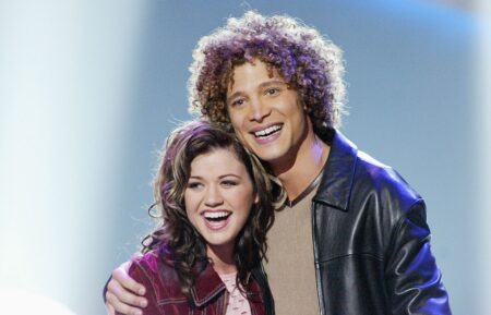Kelly Clarkson and Justin Guarini