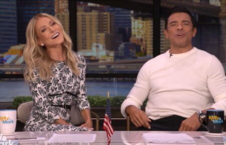 Kelly Ripa and Mark Consuelos on "Live" on October 2, 2026