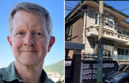Ken Jennings sharing a photo of his childhoos home in South Korea