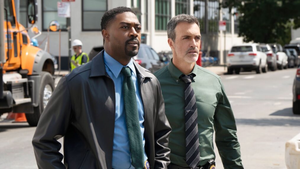 David Ajala as Det. Theo Walker, Reid Scott as Det. Vincent Riley — 'Law & Order' Season 26 Premiere 