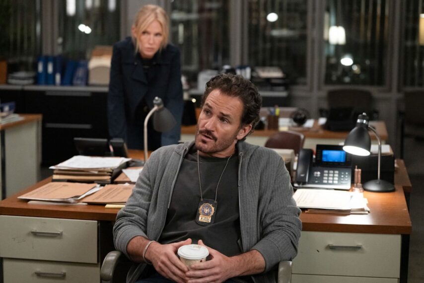 Kelli Giddish as Sgt. Amanda Rollins, Kevin Kane as Det. Terry Bruno — 'Law & Order: SVU' Season 28 Episode 3 "Anonymity"