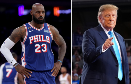 LeBron James and Donald Trump