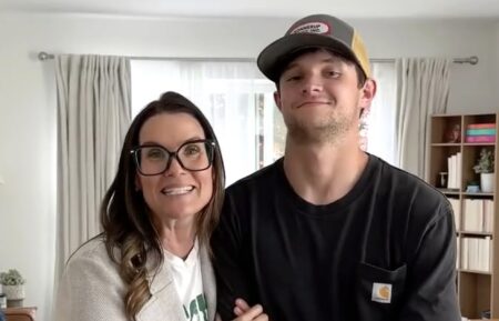 Leslie Davis and son Kyler