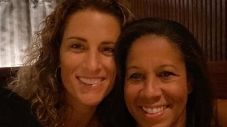 Stephanie White and Lisa Salters