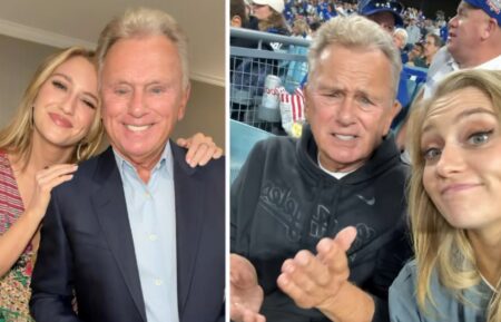 Maggie and Pat Sajak in various events in her 80th birthday tribute to him