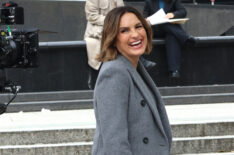 Mariska Hargitay filming 'Law & Order: Special Victims Unit' in New York City on October 1, 2026