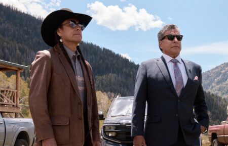 Mo Brings Plenty as Mo, Gil Birmingham as Thomas Rainwater, and Will Strongheart as Troy in 'Marshals' Season 2 Episode 2