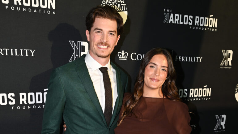 Max Fried and Reni Meyer-Whalley attend the Carlos Rodón Foundation 2026 Willow Gala at the Refinery on August 24, 2026 in Brooklyn, New York