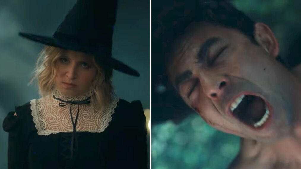 Eliza Scanlen and Omar Maskati in 'Mayfair Witches' Season 3