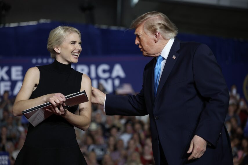 Natalie Harp and Donald Trump