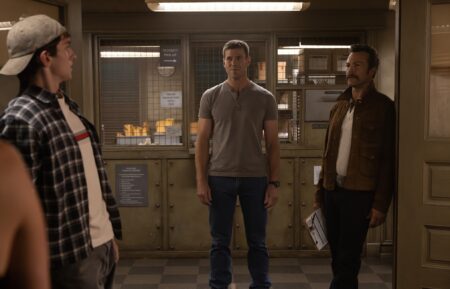 Austin Stowell as Leroy Jethro Gibbs, Kyle Schmid as Mike Franks — 'NCIS: Origins' Season 3 Episode 4 "Shimmy Shimmy Ya"