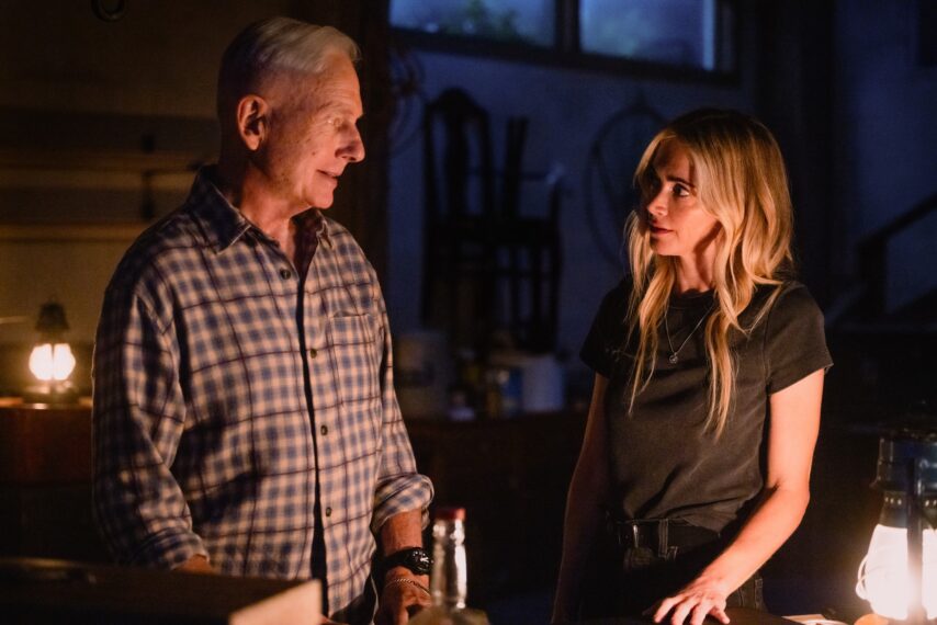 Mark Harmon as Leroy Jethro Gibbs, Emily Wickersham as Eleanor “Ellie” Bishop — 'NCIS: Origins' Season 3 Episode 4 