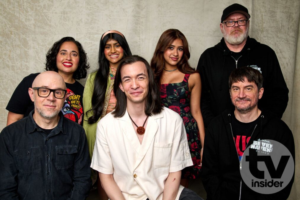Michael Dante Dimartino, Sehja Sethi, Saheli Khan, Major Curda, Aishu Devan, Ethan Spaulding, and Brian Konietzko for 'Avatar: Seven Havens' at NYCC 2026