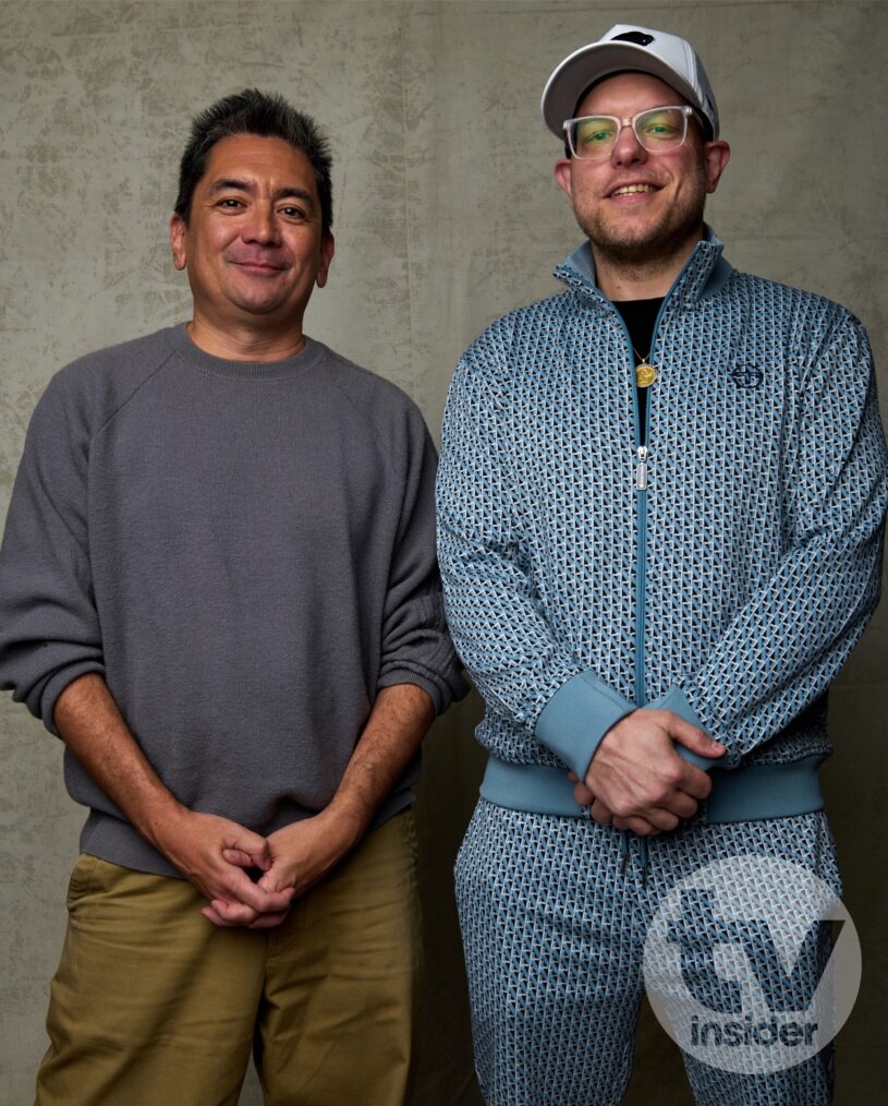 'Get Jiro' Alessandro Tanaka and Brian Gatewood in TV Insider's NYCC 2026 studio