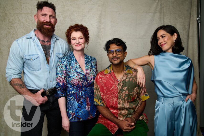 Devan Chandler Long, Rebecca Wisocky, Utkarsh Ambudkar, and Sheila Carrasco for 'Ghosts' at NYCC 2026