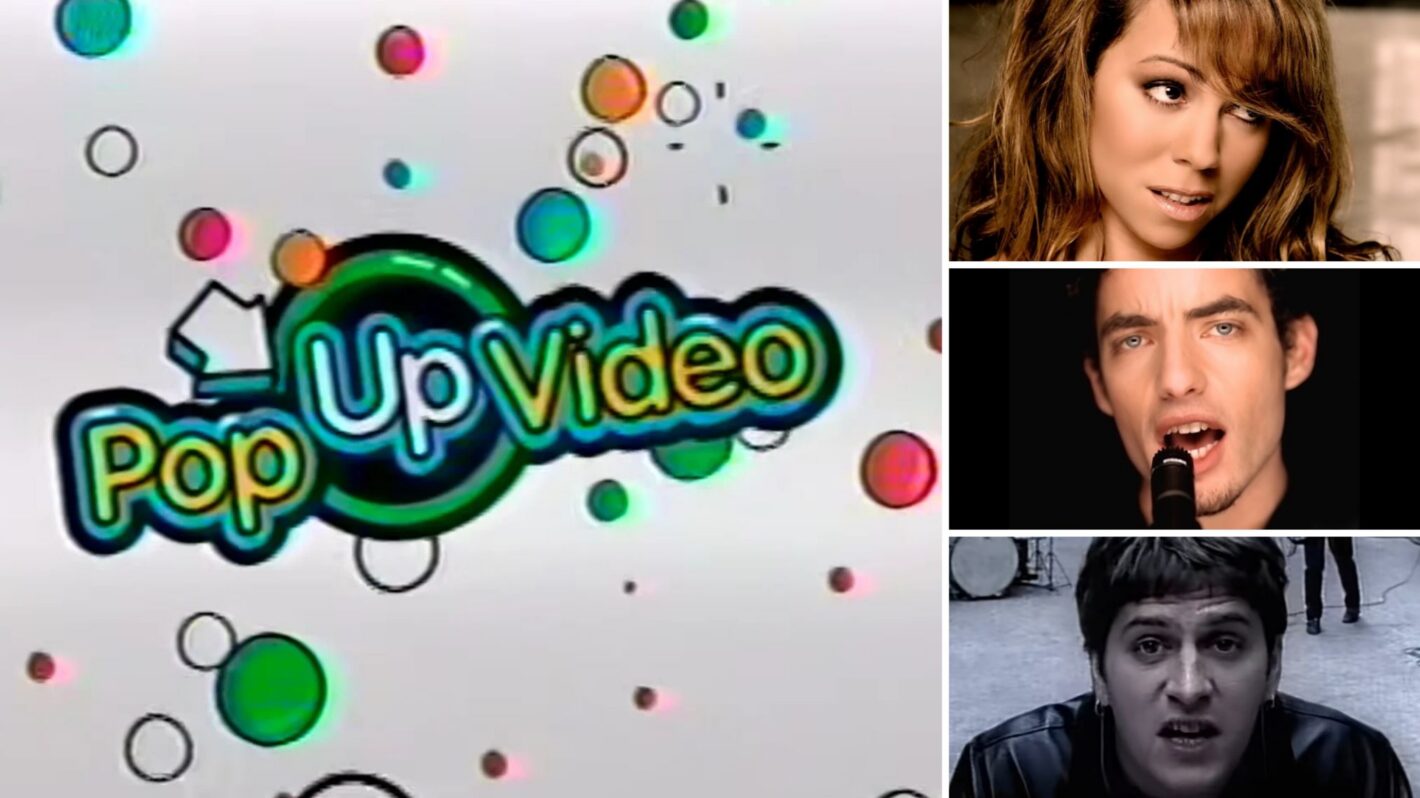 'Pop Up Video' title screen, Mariah Carey, Jakob Dylan, Rob Thomas
