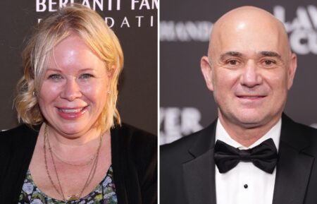 Julie Plec and Andre Agassi for 'Rally'