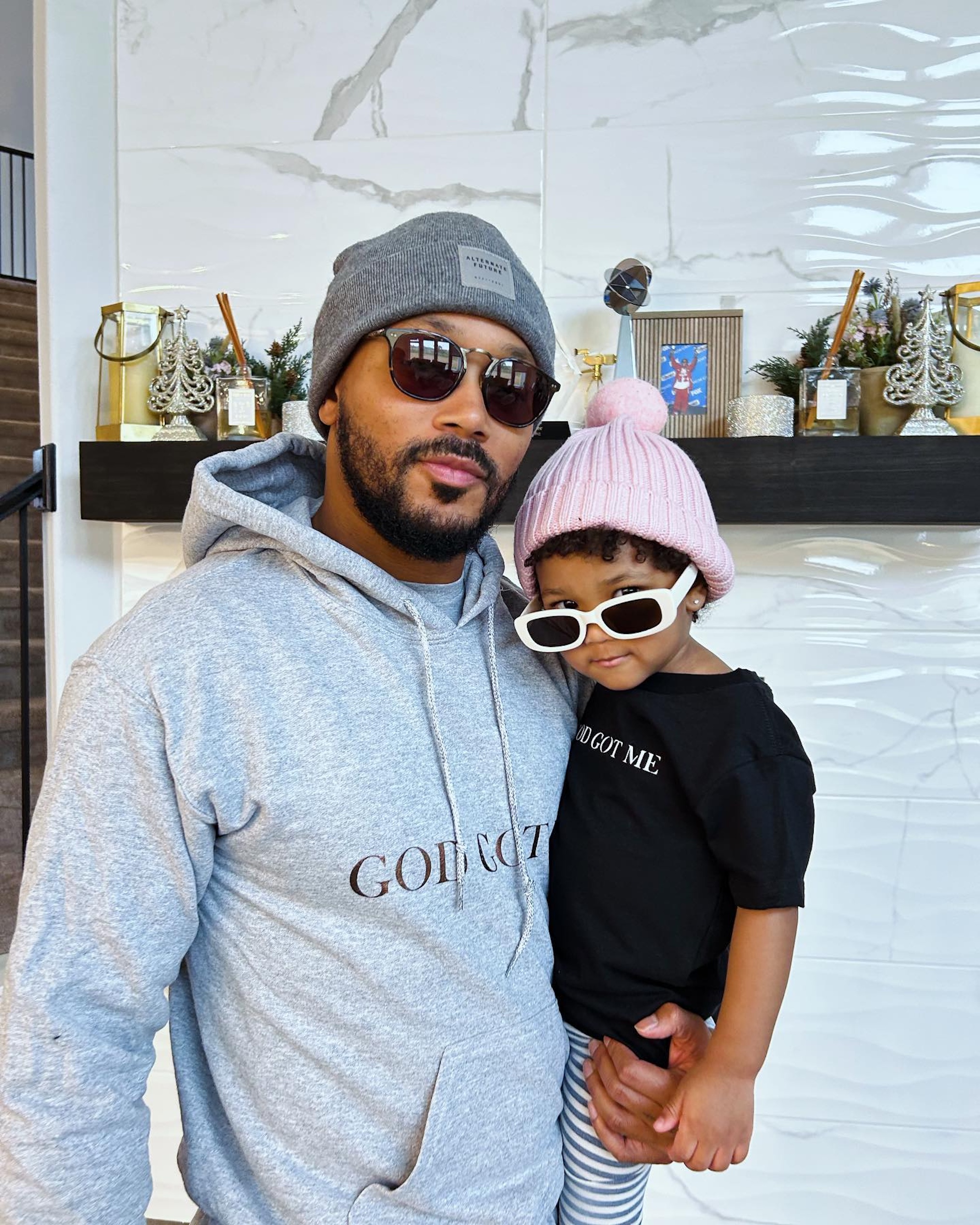 Romeo Miller of 'The Mob' and his daughter