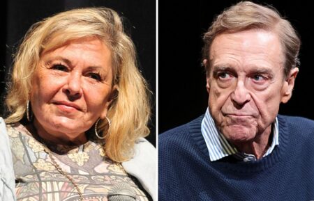 Roseanne Barr and John Goodman