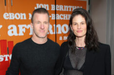 Scott Caan and Kacy Byxbee pose at the opening night of the play 'Dog Day Afternoon' on Broadway at The August Wilson Theatre on March 30, 2026 in New York City.