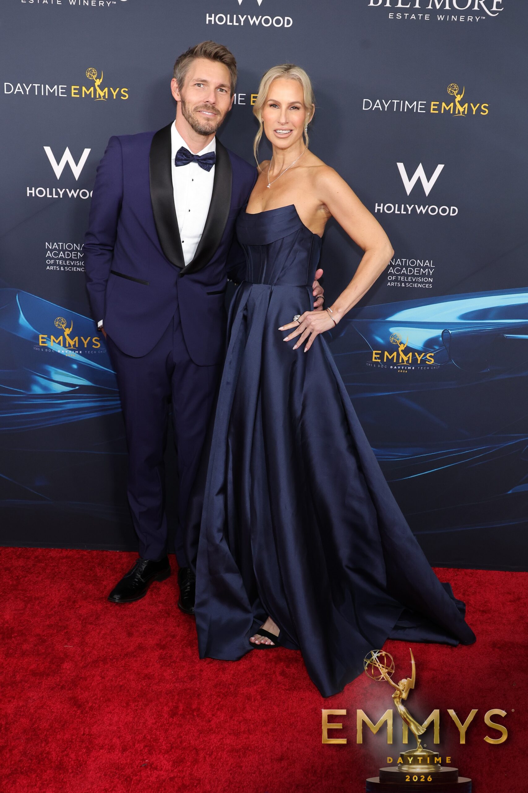 Scott Clifton and Elle Anderson at the 2026 Daytime Emmys