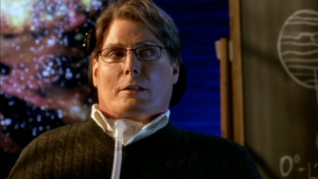 Christopher Reeve as Virgin Swann in 'Smallville'