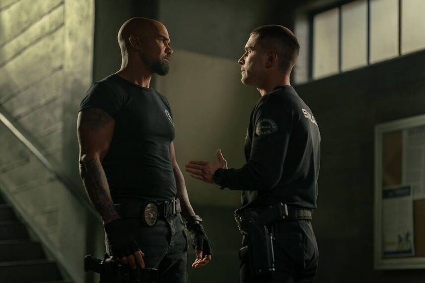 Shemar Moore as Hondo, Ronen Rubinstein as Jude — 'S.W.A.T. Exiles' Season 1 Episode 6