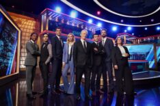 Josh Johnson, Troy Iwata, Michael Kosta, Desi Lydic, Jon Stewart, Ronny Chieng, Jordan Klepper and Grace Kuhlenschmidt for 'The Daily Show'