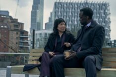 Ali Ahn as Eidra Park, Ato Essandoh as Stuart Hayford in 'The Diplomat' Season 4 Episode 3