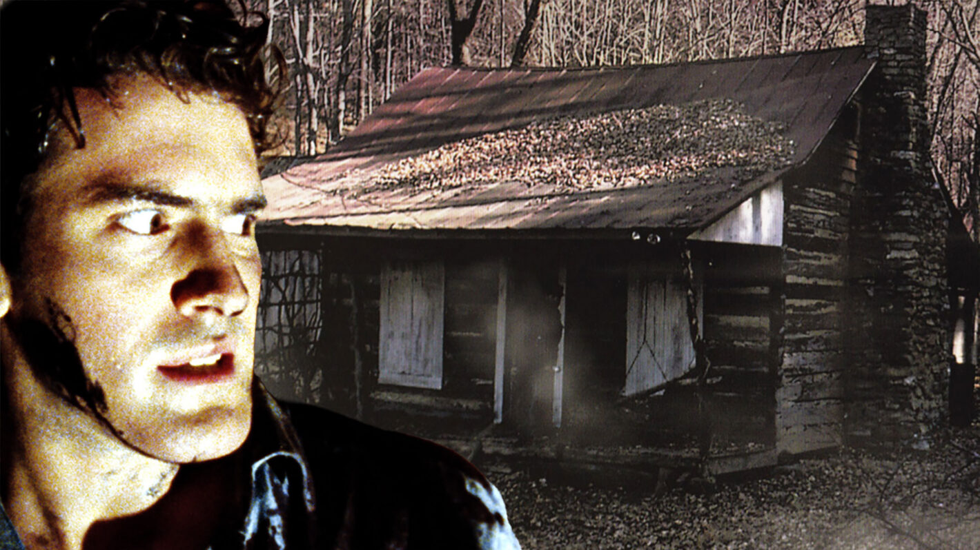 The Evil Dead Cabin graphic