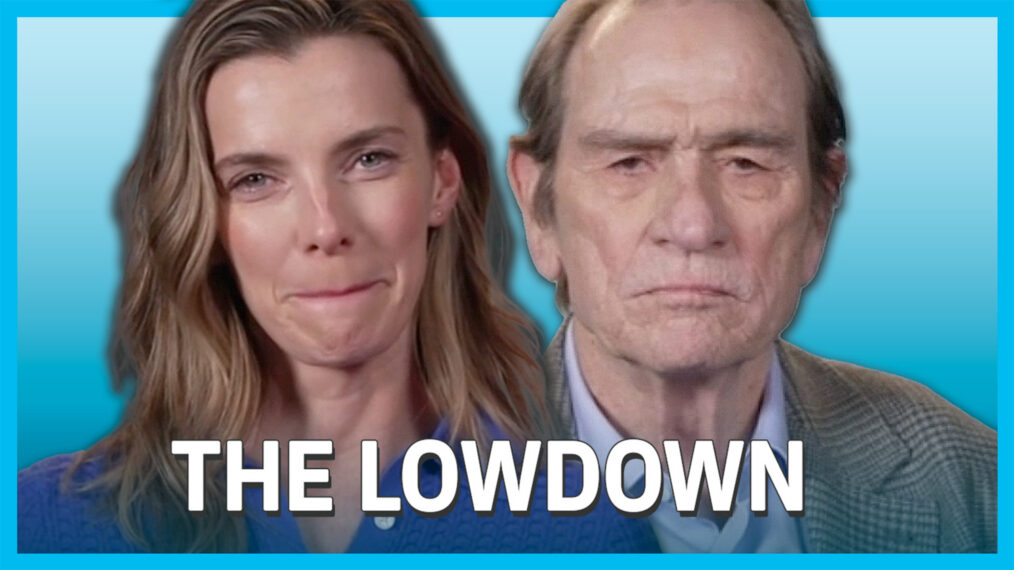 Betty Gilpin and Tommy Lee Jones for 'The Lowdown' Season 2