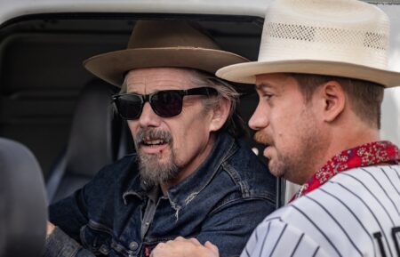 Ethan Hawke and Rafael Casal in 'The Lowdown' Season 2
