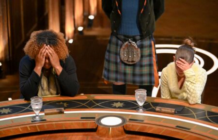 Add to Cart THE TRAITORS (NBC) -- The Traitors: New Blood -- "It's Like Fighting Two Pigs Under a Blanket" Episode 507 -- Pictured: Tomica Adams, Katie Fites